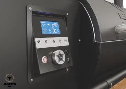 Moesta Pelletgrill Sheriff Inklusive Bambus Ablagebrett - Modell 2023 14 Moesta Pelletgrill Sheriff Inklusive Bambus Ablagebrett - Modell 2023 -Günstiges Grill Geschäft Moesta BBQPelletgrill Bedienung digital