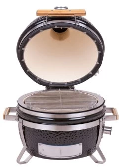 Monolith ICON Black Keramikgrill Tischgrill Inkl. Gestell -Günstiges Grill Geschäft Monolith Icon Keramikgrill mit Gestell Deckel