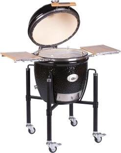 Monolith Grill CLASSIC PRO-Serie 2.0 Schwarz - MIT Gestell Und Seitentischen -Günstiges Grill Geschäft Monolith Keramik Grill Classic PRO Serie 2 0 121001 black 5