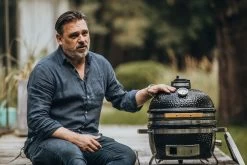 Monolith ICON Black Keramikgrill Tischgrill Inkl. Gestell -Günstiges Grill Geschäft Monolith Keramikgrill Icon Campinggrilll