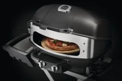 Napoleon Drehspieß / Rotisserie Heavy Duty Mit Ofeneinsatz Für TravelQ Gasgrill -Günstiges Grill Geschäft Napoleon 69282 TQ PRO285 Rotisserie InUse Pizza