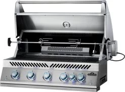 Napoleon 700-Series 38" BIG38 Edelstahl Einbaugrill Inkl. Drehspieß - Modell 2023 -Günstiges Grill Geschäft Napoleon Einbaugrill 700 Series BIG38 Drehspiess Forken
