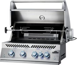 Napoleon 700-Series 32" BIG32 Edelstahl Einbaugrill Inkl. Drehspieß - Modell 2023 -Günstiges Grill Geschäft Napoleon Einbaugrill BIG32 Drehspiess Motor