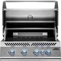 Napoleon 700-Series 32" BIG32 Edelstahl Einbaugrill Inkl. Drehspieß - Modell 2023 -Günstiges Grill Geschäft Napoleon Einbaugrill BIG32 Warmhalterost Edelstahl hinten