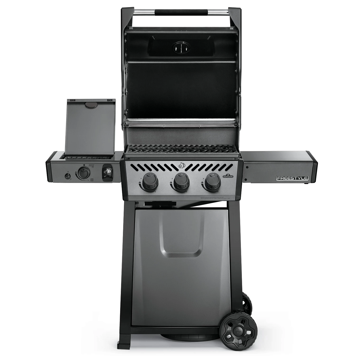 Napoleon Freestyle 365 Gasgrill, Graphit - Mit Sizzle Zone - Modell 2023 - X-DEAL Inkl. Drehspiess 4 Napoleon Freestyle 365 Gasgrill, Graphit - Mit Sizzle Zone - Modell 2023 - X-DEAL Inkl. Drehspiess – Bild 2