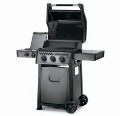 Napoleon Freestyle 365 Gasgrill, Graphit - Mit Seitenbrenner - Modell 2023 25 Napoleon Freestyle 365 Gasgrill, Graphit - Mit Seitenbrenner - Modell 2023 -Günstiges Grill Geschäft Napoleon Freestyle 365 SB Seitenkocher offen 1