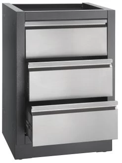 Napoleon Outdoor Küche Oasis 100 Mit LEX 485 Edelstahl Einbaugrill Ohne Vordefinierte Arbeitsplatte -Günstiges Grill Geschäft Napoleon Oasis Outdoor Kueche 2er Schubladenschrank 3