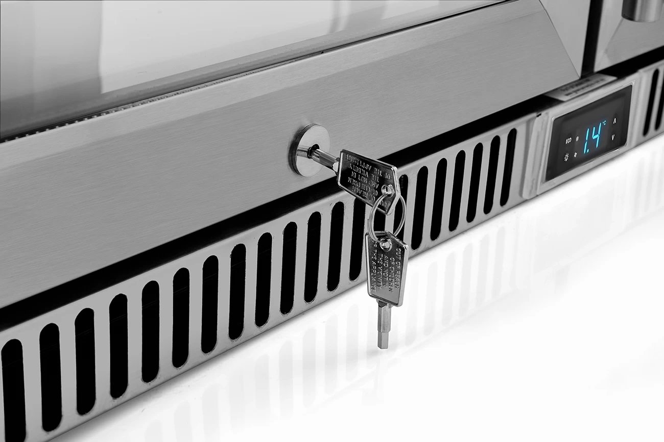 Napoleon Outdoor - Kühlschrank, 210 Liter, 2-türig Mit Doppelverglasung Und LED Beleuchtung - Wasserdicht Nach IP24 6 Napoleon Outdoor - Kühlschrank, 210 Liter, 2-türig Mit Doppelverglasung Und LED Beleuchtung - Wasserdicht Nach IP24 – Bild 4