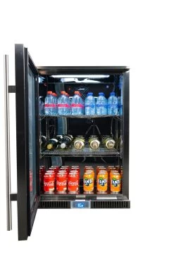 Napoleon Outdoor - Kühlschrank, 135 Liter, Linksdrehende Tür Mit Doppelverglasung Und LED Beleuchtung - Wasserdicht Nach IP24 -Günstiges Grill Geschäft Napoleon Outdoor Kueche Kuehlschrank Getraenke