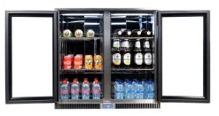 Napoleon Outdoor - Kühlschrank, 210 Liter, 2-türig Mit Doppelverglasung Und LED Beleuchtung - Wasserdicht Nach IP24 26 Napoleon Outdoor - Kühlschrank, 210 Liter, 2-türig Mit Doppelverglasung Und LED Beleuchtung - Wasserdicht Nach IP24 -Günstiges Grill Geschäft Napoleon Outdoor Kueche Kuehlschrank beide Tueren offen
