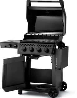 Napoleon Phantom Freestyle 425 Gasgrill, Mattschwarz - Mit Sizzle Zone Und Tür - Modell 2023 -Günstiges Grill Geschäft Napoleon Phantom Freestyle F425DSIBPK PHM Prod Open Ang