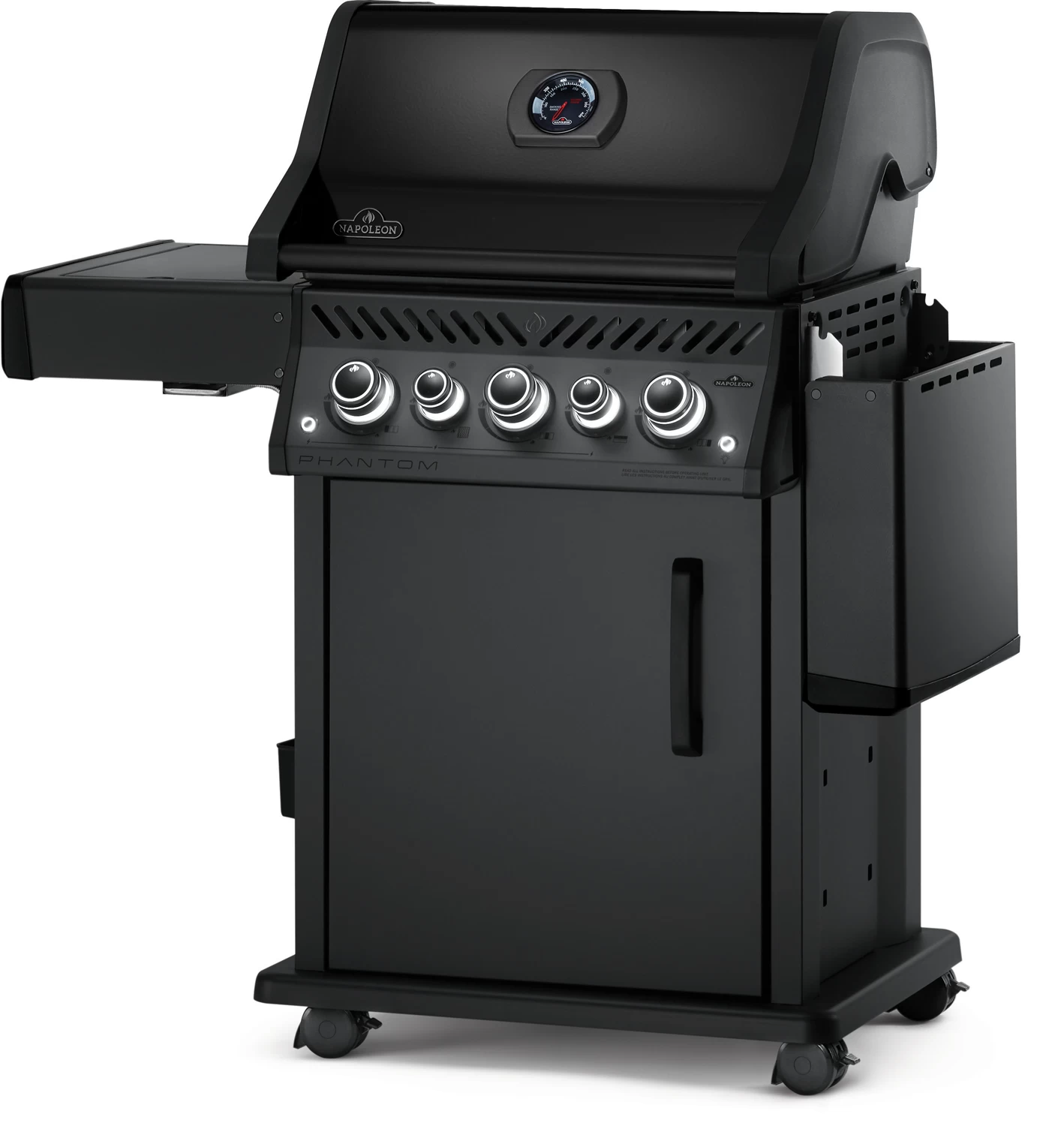 Napoleon Phantom Rogue SE 425 Gasgrill, Mattschwarz Mit Sizzle Zone Und Heckbrenner - Modell 2023 6 Napoleon Phantom Rogue SE 425 Gasgrill, Mattschwarz Mit Sizzle Zone Und Heckbrenner - Modell 2023 – Bild 4