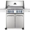 Napoleon Prestige 500 Edelstahl Gasgrill - Mit Safety Glow - X-DEAL Inkl. Grillthermometer, Schneidebrett Und Windschild Für SIZZLE ZONE
