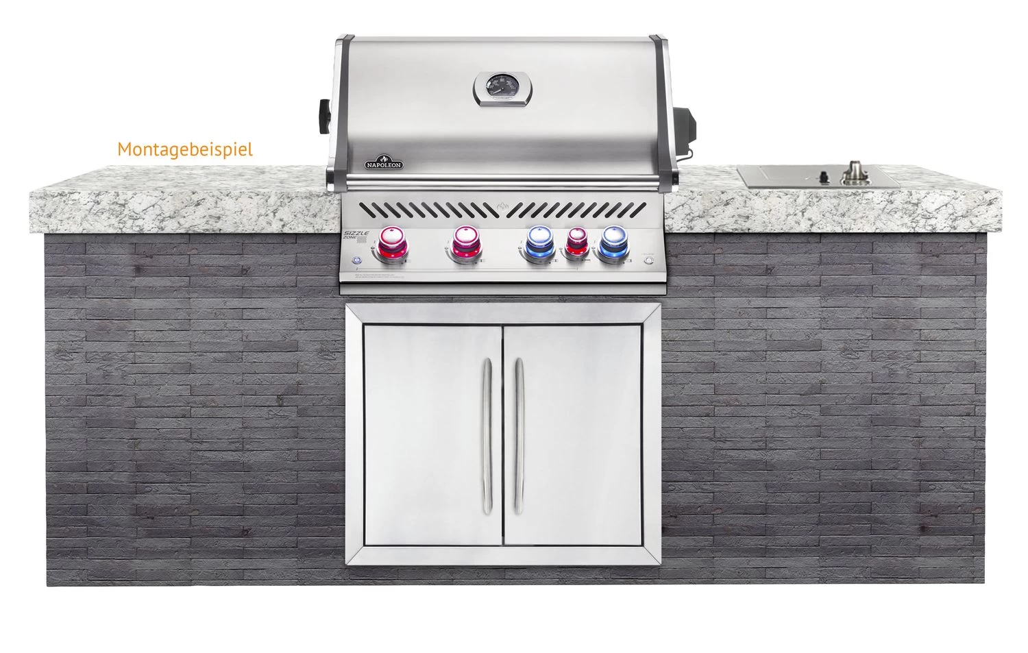 Napoleon Prestige Pro 500-3 Edelstahl Einbaugrill Erdgas - Inkl. Drehspieß - Modell 2023 9 Napoleon Prestige Pro 500-3 Edelstahl Einbaugrill Erdgas - Inkl. Drehspieß - Modell 2023 – Bild 7