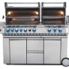 Napoleon Prestige Pro 825-3 Edelstahl Gasgrill Inkl. Drehspieß Und Bodenbeleuchtung - Modell 2023 -Günstiges Grill Geschäft Napoleon Prestige Pro 825 Gasgrill offen 1