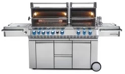 Napoleon Prestige Pro 825-3 Edelstahl Gasgrill Inkl. Drehspieß Und Bodenbeleuchtung - Modell 2023