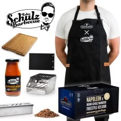 Napoleon Freestyle 425 Gasgrill - Mit Sizzle Zone - Limited Robin Schulz Barbecue Edition - Inkl. Mega Zubehörpaket -Günstiges Grill Geschäft Napoleon Robin Schulz Barbecue Zubehoerpaket