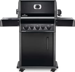 Napoleon Rogue 425 Gasgrill - All Black - Mit Seitenbrenner - Hero Modell 2023 Mit Heckbrenner Inkl. Drehspieß Und Abdeckhaube