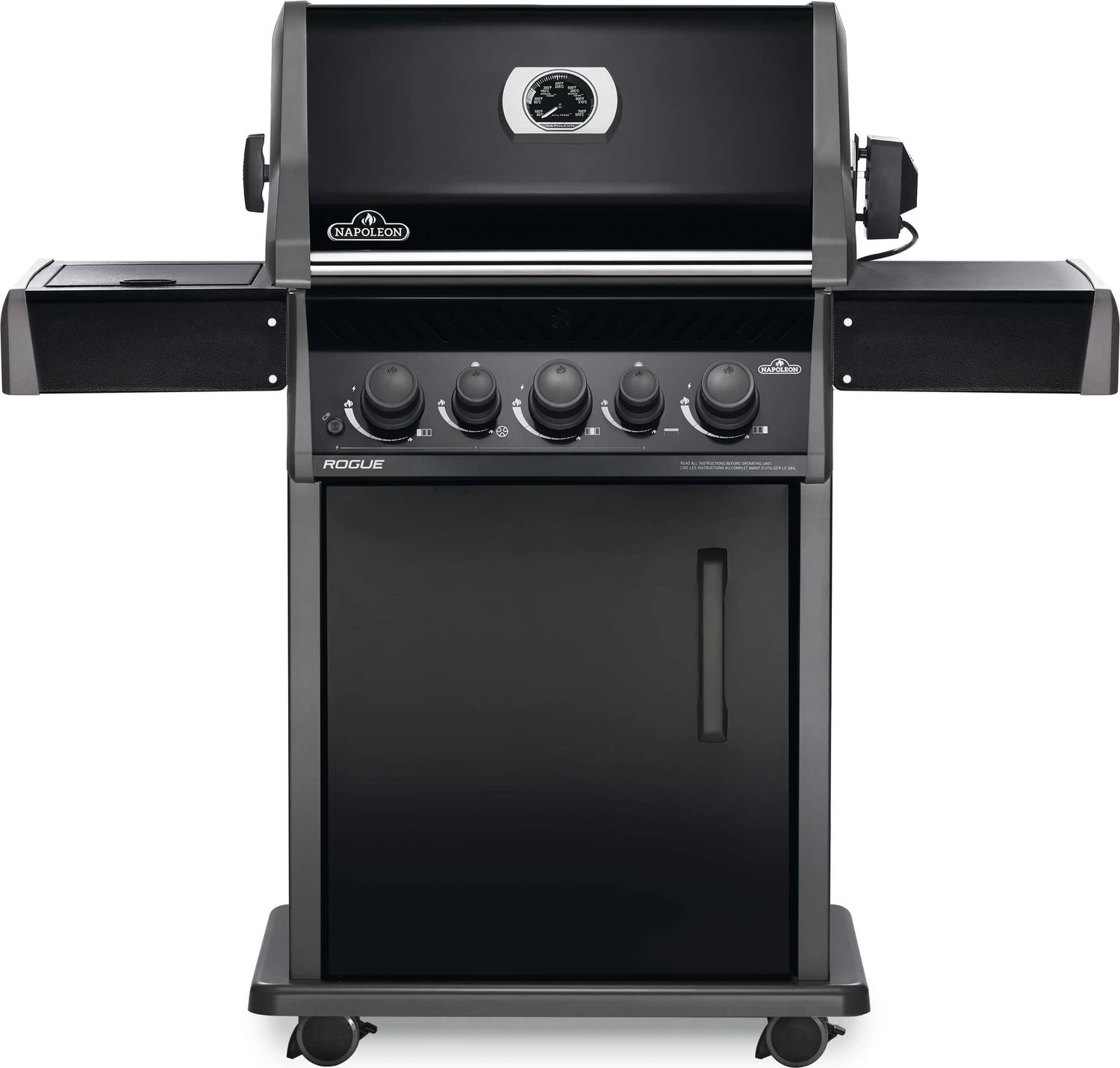 Napoleon Rogue 425 Gasgrill - All Black - Mit Seitenbrenner - Hero Modell 2023 Mit Heckbrenner Inkl. Drehspieß Und Abdeckhaube 3 Napoleon Rogue 425 Gasgrill - All Black - Mit Seitenbrenner - Hero Modell 2023 Mit Heckbrenner Inkl. Drehspieß Und Abdeckhaube