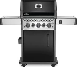 Napoleon Rogue SE 425 Gasgrill, Schwarz Mit Gussrosten - Hero Modell 2023 Inkl. Drehspieß - SMART Deal Inkl. Grillfürst Grill Control