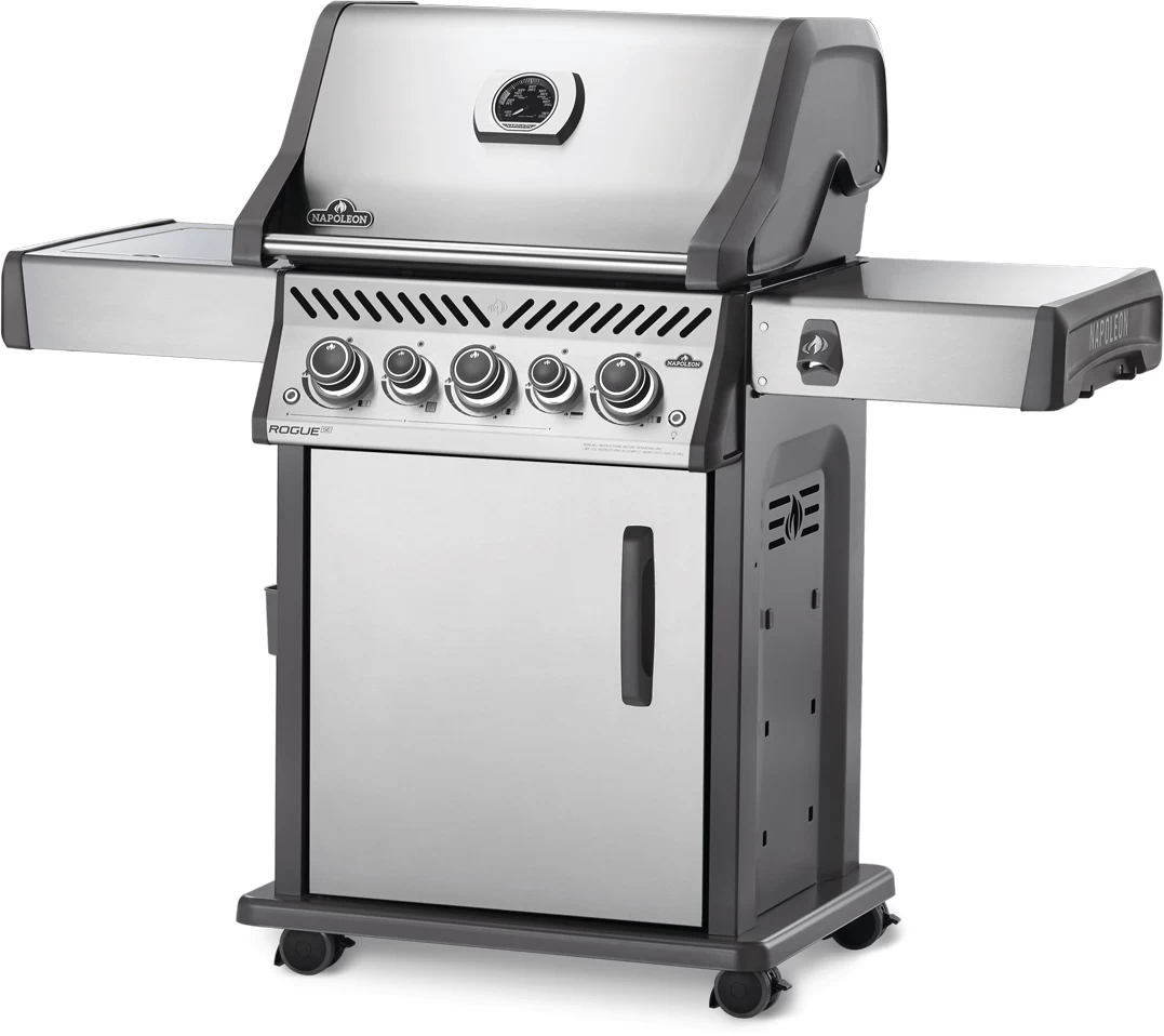 Napoleon Rogue SE 425 Edelstahl Gasgrill Mit Sizzle Zone Und Heckbrenner - Modell 2023 3 Napoleon Rogue SE 425 Edelstahl Gasgrill Mit Sizzle Zone Und Heckbrenner - Modell 2023