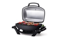 Napoleon TravelQ PRO285E Elektrogrill - Modell 2023 16 Napoleon TravelQ PRO285E Elektrogrill - Modell 2023 -Günstiges Grill Geschäft Napoleon TravelQ pro285e Elektrogrill side deckel offen