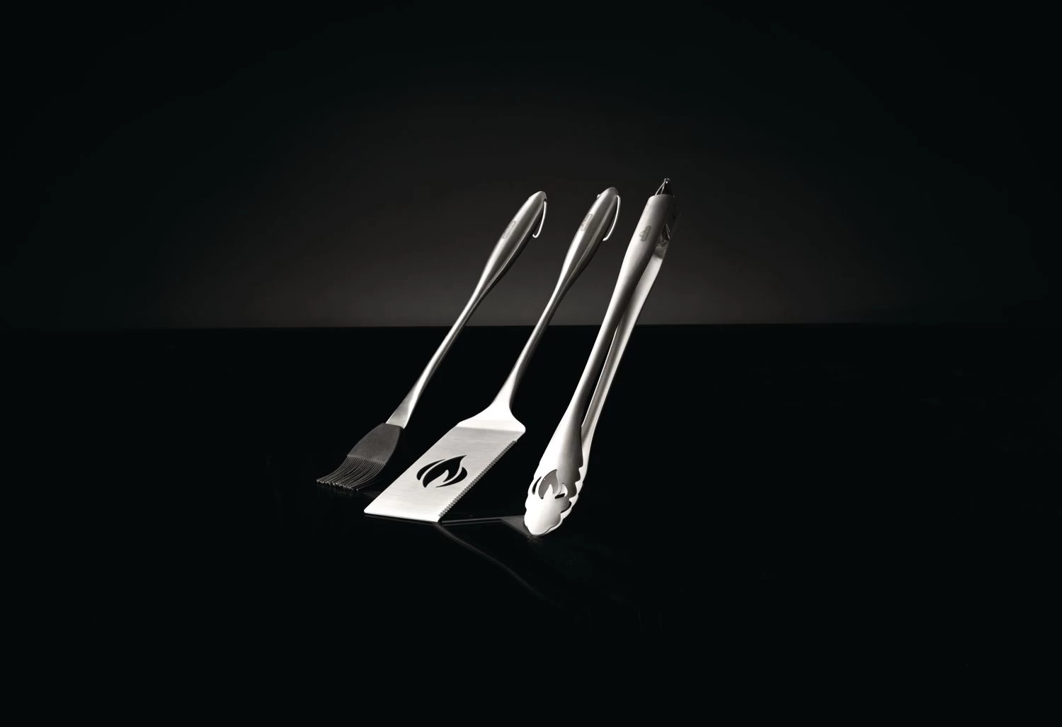 Napoleon 3-teiliges Grillbesteck Set Aus Edelstahl 3 Napoleon 3-teiliges Grillbesteck Set Aus Edelstahl