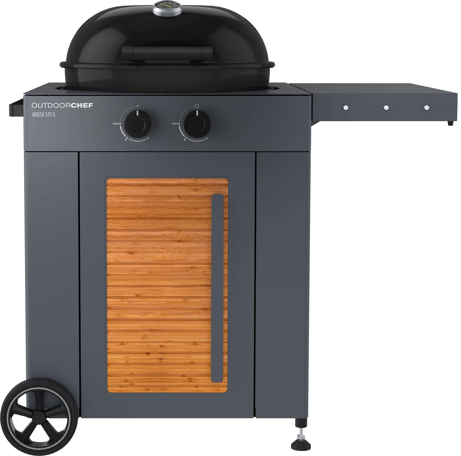 Outdoorchef Gas Kugelgrill Arosa 570 G Bamboo 3 Outdoorchef Gas Kugelgrill Arosa 570 G Bamboo