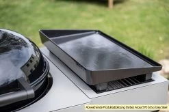 Outdoorchef Gas Kugelgrill Arosa 570 G Evo Black Style - Inkl. Blazing-/Cooking Zone Kit Plus Und Plancha -Günstiges Grill Geschäft Outdoorchef Arosa 570 G Evo Blazing Cooking Zone mit Plancha