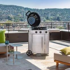 Outdoorchef Gas Kugelgrill Arosa 570 G Premium Steel Inkl. Seitenkocher -Günstiges Grill Geschäft Outdoorchef Arosa Premium Steel mood 1