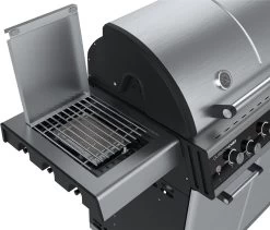 Outdoorchef Dualchef 325 G Gasgrill Mit Seitenkocher + BLAZING ZONE Infrarotbrenner + DGS Gusseisen Grillrost 2 Stk. + DGS Gemüse Grillrost 2 Stk. -Günstiges Grill Geschäft Outdoorchef Blazing Zone Dualchef 18 212 80 eingebaut aus 2