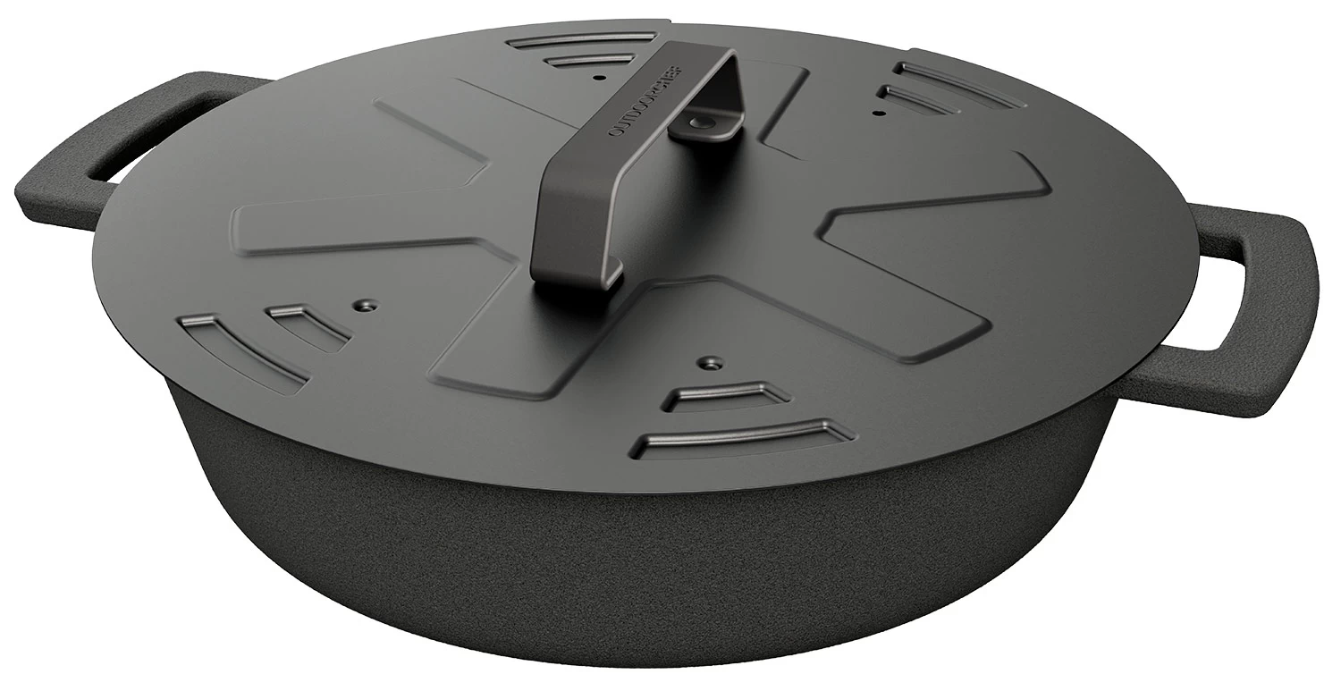 Outdoorchef Carbonstahl Deckel Ø 30 Cm 4 Outdoorchef Carbonstahl Deckel Ø 30 Cm – Bild 2