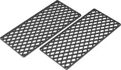 Outdoorchef Dualchef S 425 G Edelstahl Gasgrill Mit Seitenkocher + Blazing Zone Infrarotbrenner + DGS Gusseisen Grillrost 2 Stk. + DGS Gemüse Grillrost 2 Stk. -Günstiges Grill Geschäft Outdoorchef DGS Grillrost 2 Stk 18 212 44