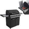 Outdoorchef Dualchef 425 G BZ Gasgrill Mit Blazing Zone Infrarotbrenner + DGS Gusseisen Grillrost 2 Stk.+ DGS Gemüse Grillrost 2 Stk. -Günstiges Grill Geschäft Outdoorchef Dualchef 425 G BZ Gasgrill 1870016