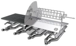 Outdoorchef Dualchef 425 G BZ Gasgrill Mit Blazing Zone Infrarotbrenner + DGS Gusseisen Grillrost 2 Stk.+ DGS Gemüse Grillrost 2 Stk. -Günstiges Grill Geschäft Outdoorchef Dualchef 425G BZ Gasgrill Heat Diffuser