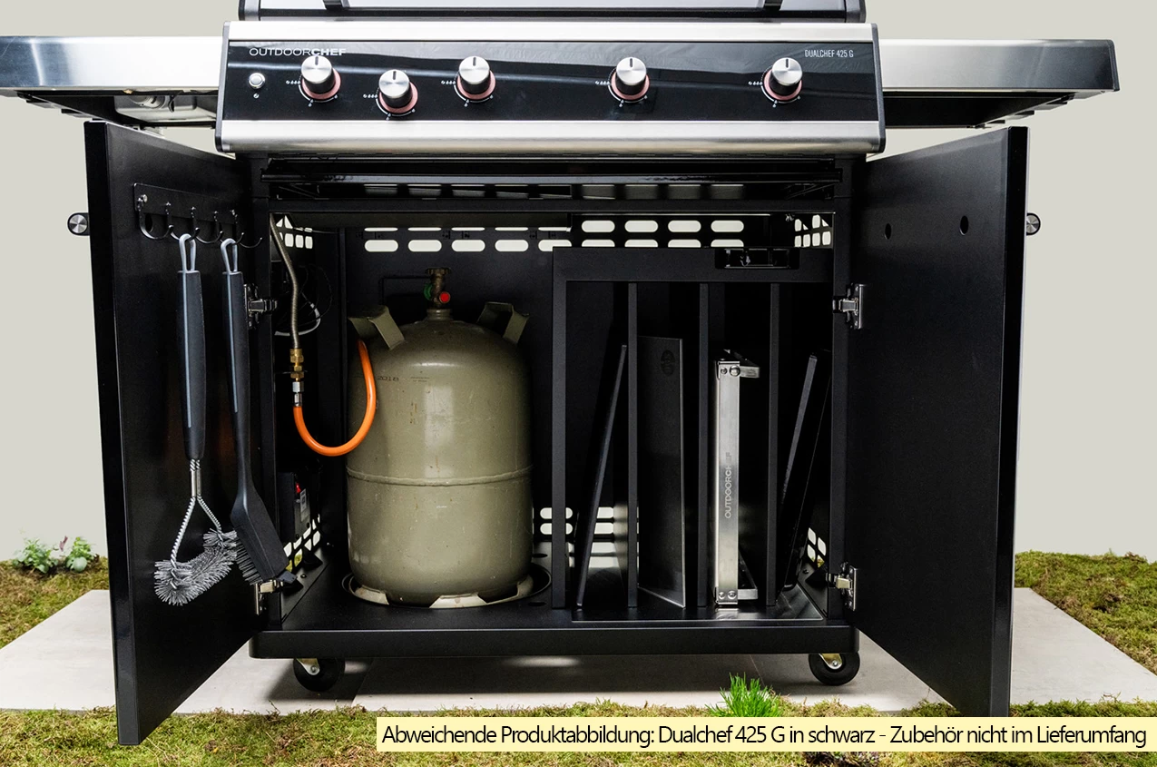 Outdoorchef Dualchef S 425 G Edelstahl Gasgrill Mit Seitenkocher 12 Outdoorchef Dualchef S 425 G Edelstahl Gasgrill Mit Seitenkocher – Bild 10