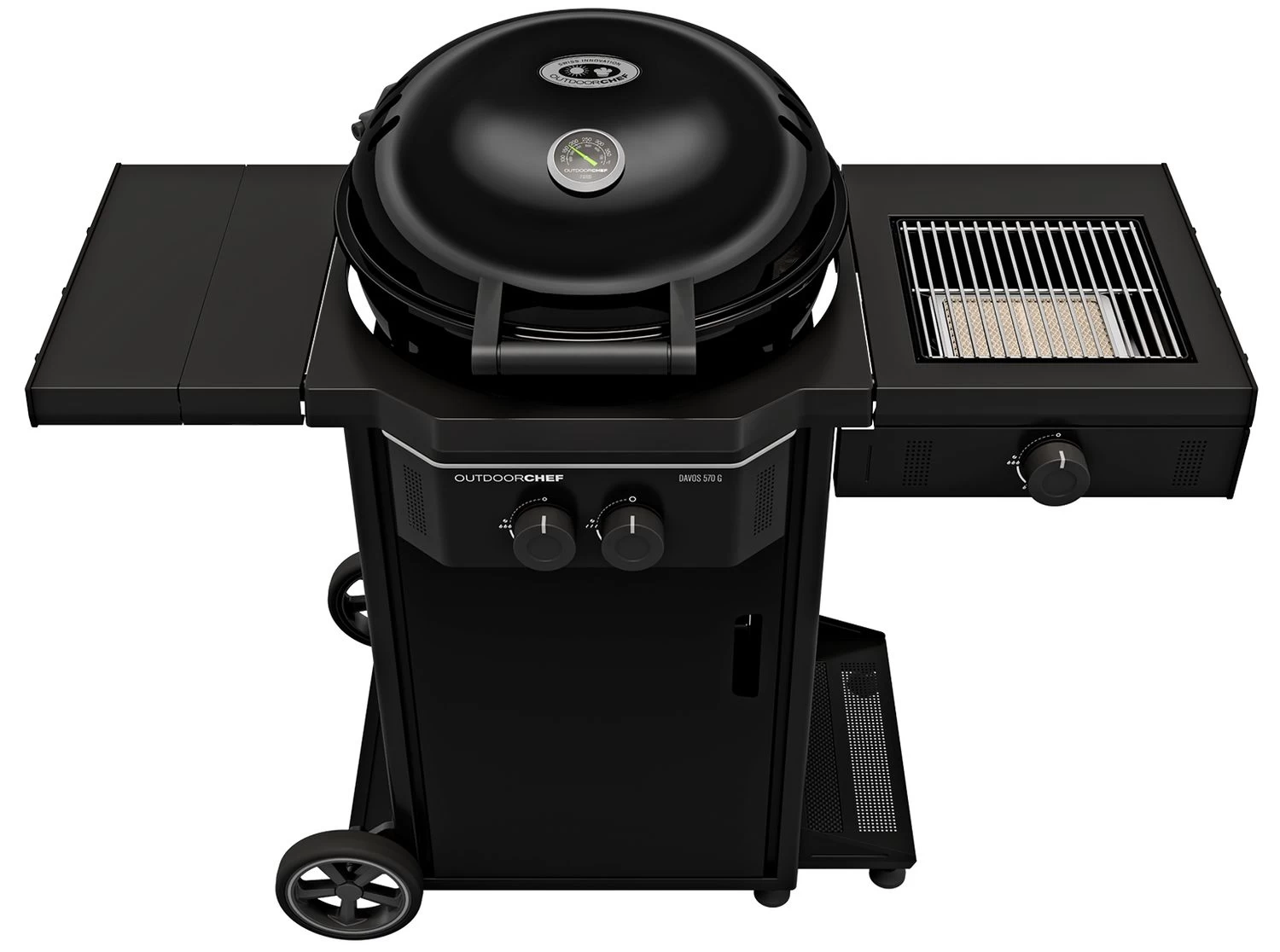 Outdoorchef Gas Kugelgrill Davos 570G Pro Mit Blazing Zone (Infrarotbrenner) & Abdeckhaube 3 Outdoorchef Gas Kugelgrill Davos 570G Pro Mit Blazing Zone (Infrarotbrenner) & Abdeckhaube