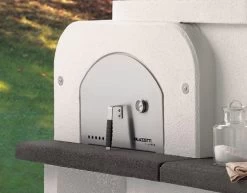 Palazzetti Grillkamin Bastia Mit Pizzaofen Inkl. Montagematerial -Günstiges Grill Geschäft Palazzetti Grillkamin Bastia Backofen Edelstahl