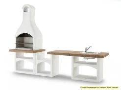 Palazzetti Outdoor Küche: Modul Grillkamin Brioni Inkl. Montagematerial -Günstiges Grill Geschäft Palazzetti Grillkamin Brioni Outdoor Kueche Kombi 1