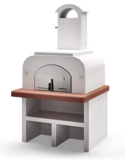 Palazzetti Pizzaofen Easy Medium Mit Beton Untergestell Inkl. Montagematerial