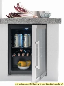 Palazzetti Outdoor Küche: Modul Schrank - Granit Grau - Inkl. Montagematerial 5 Palazzetti Outdoor Küche: Modul Schrank - Granit Grau - Inkl. Montagematerial -Günstiges Grill Geschäft Palazzetti Outdoorkueche Schrank mit Kuehlschrank