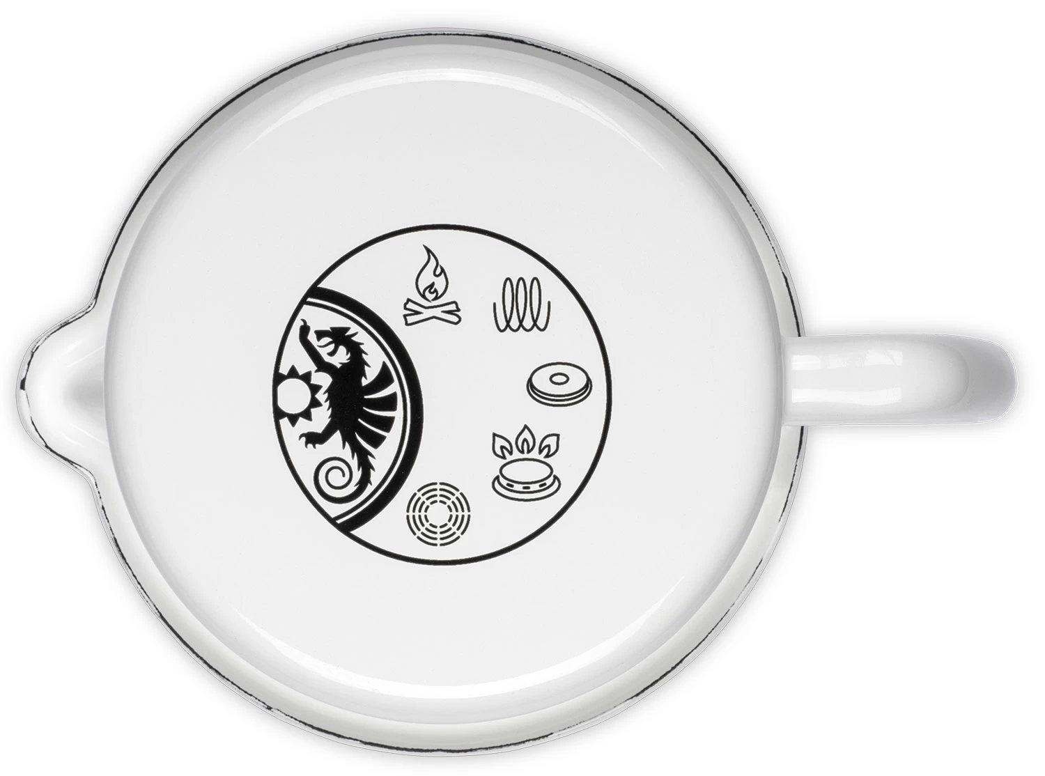 Petromax Emaille Milchtopf / 1400 Ml / Weiß 3 Petromax Emaille Milchtopf / 1400 Ml / Weiß