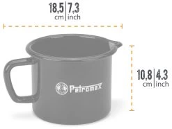 Petromax Emaille Milchtopf / 1000 Ml / Schwarz -Günstiges Grill Geschäft Petromax Milchtopf Emaille 1000ml schwarz Abmessungen
