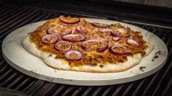 Grillfürst Pizzastein 33 Cm Mit Pizzablech -Günstiges Grill Geschäft Pizza Stein Grill Thunfisch 1