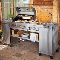 Rösle Gasgrill Videro G4-SK VARIO+ Edelstahl - Modell 2022 -Günstiges Grill Geschäft Roesle BBQ Kitchen Videro G4 SK 25537 06