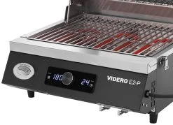 Rösle Elektrogrill Videro E2-P Campinggrill -Günstiges Grill Geschäft Roesle Elektrogrill Videro E2 P Steuerung Display