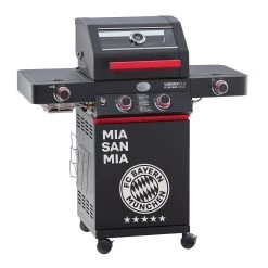 Rösle Videro G2-S VARIO+ Schwarz Gasgrill - FC Bayern Edition - Inkl. FC Bayern Abdeckhaube Und Grillbürste