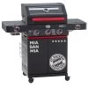 Rösle Videro G3-S VARIO+ Schwarz Gasgrill - FC Bayern Edition - Inkl. FC Bayern Abdeckhaube, Barbecue Grillzange Und Burgerpresse -Günstiges Grill Geschäft Roesle FC Bayern Grill Videro G3 S Aufkleber Logo