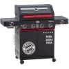 Rösle Videro G4-S VARIO+ Schwarz Gasgrill - FC Bayern Edition - Inkl. FC Bayern Abdeckhaube, Grillzange, Grillbürste Und Grillhandschuhe -Günstiges Grill Geschäft Roesle FC Bayern Muenchen Gasgrill Videro G4 S Logo