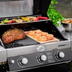 Rösle Gasgrill Videro G3-S VARIO+ Schwarz - Modell 2023 Inkl. Abdeckhaube -Günstiges Grill Geschäft Roesle Gasgrill Videro G3 S Mood Grillflaeche 2